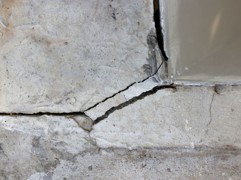 Repaired Cracks and Surface